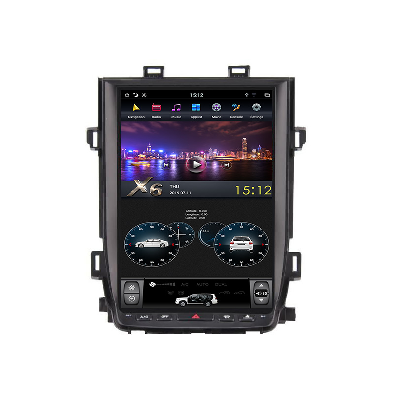 Toyota Alphard 20 2010-2014 Tesla style 12.1 inch Android Car DVD Player 